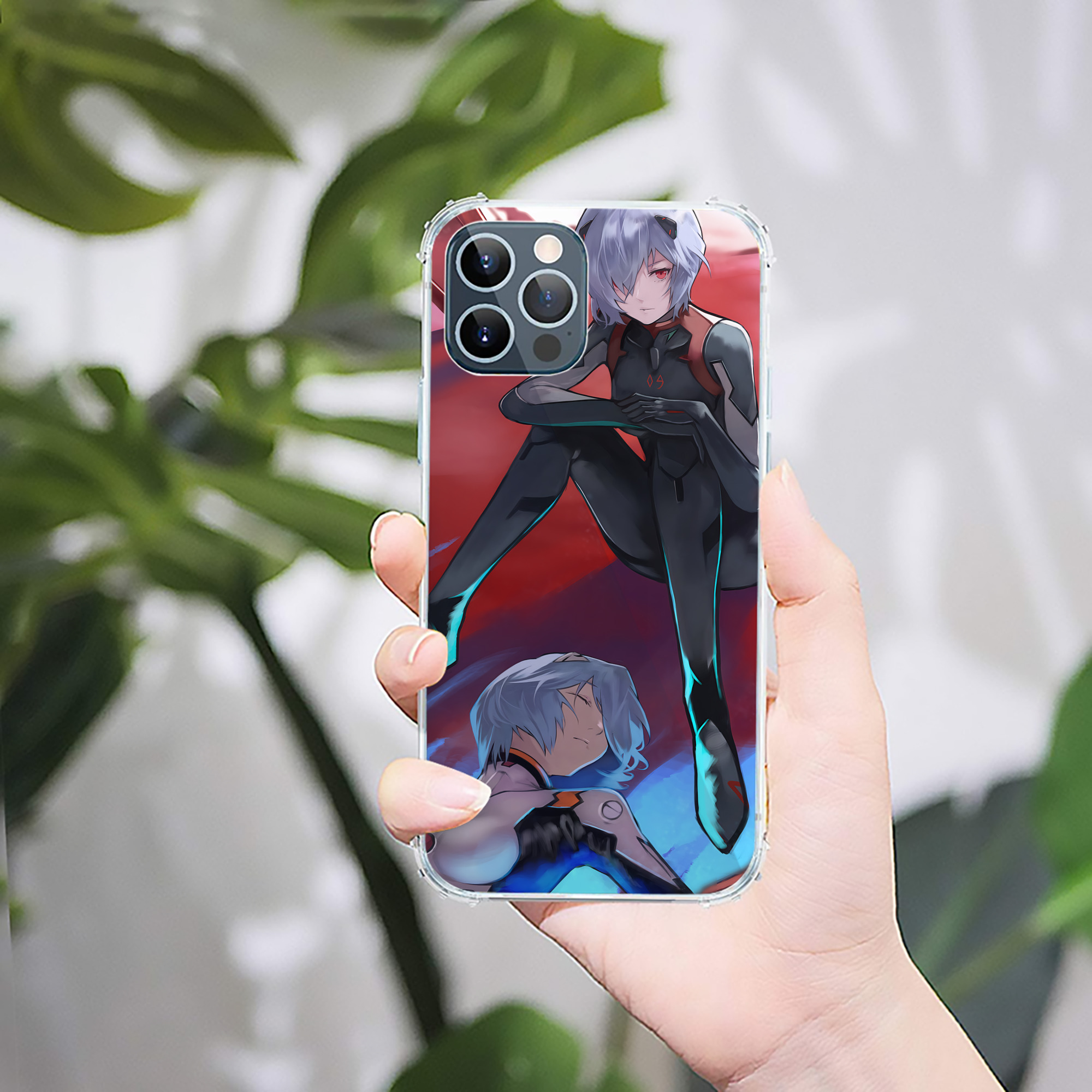 （画像用） EVA 新世紀エヴァンゲリオン 【iPhone 12シリーズ対応】透明スマホケース（クリアソフトケース）